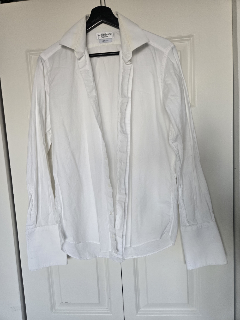 Yves Saint Laurent Classic White Button-Up Shirt